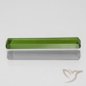 Tourmaline Gemstone in 16.6 x 2.7 mm Size for Sale, Tourmaline Stone in Seaweed Green Color