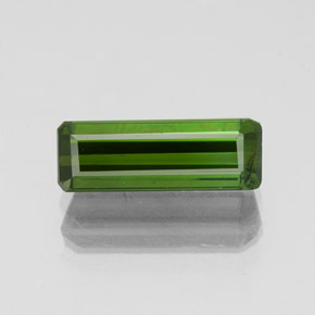 Earthy Green Tourmaline Gem - 1.4ct Octagon Facet (ID: 349692)