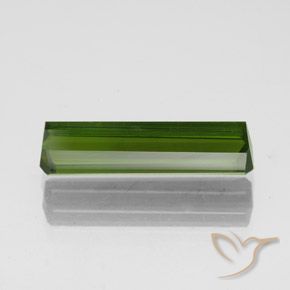 Tourmaline Gemstone in 14.8 x 3.8 mm Size for Sale, Tourmaline Stone in Seaweed Green Color