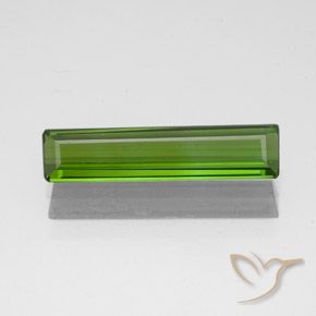 1.24ct Natural Seaweed Green Tourmaline, Emerald Cut, VS