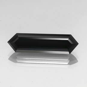 10.00 ct Black Tourmaline Gemstone, Tourmaline Gem in Fancy Facet Shape for Sale.