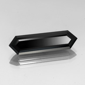 10.00 ct Black Tourmaline Stone, Natural Tourmaline in Fancy Facet Shape for Sale