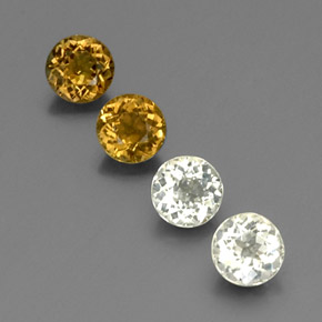 1.74 ct Multicolor Tourmaline Gemstone, Tourmaline Gem in Round Facet Shape for Sale.