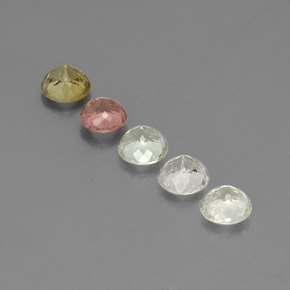 Tourmaline Gemstone in 5 mm (calibrated) Size for Sale, Tourmaline Stone in Multicolor Color