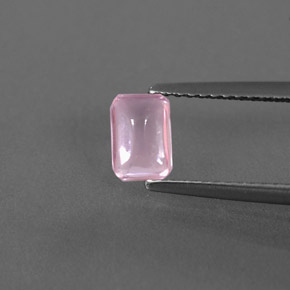 0.57 ct Pink Tourmaline Gemstone, Tourmaline Gem in Octagon Cabochon Shape for Sale.