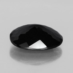 Tourmaline Gemstone in 11 x 9 mm (calibrated) Size for Sale, Tourmaline Stone in Black Color