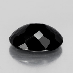 Tourmaline Gemstone in 12.1 x 9.3 mm Size for Sale, Tourmaline Stone in Black Color