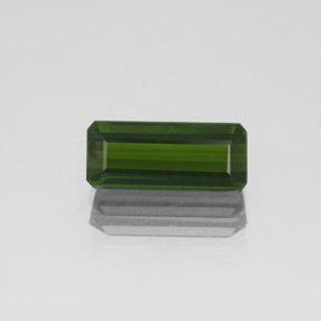 dunkelgrün Turmalin Edelstein - 2ct Oktagon facettiert (ID: 350260)