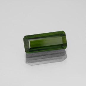 1.98 ct Green Tourmaline Stone, Natural Tourmaline in Octagon Facet Shape for Sale