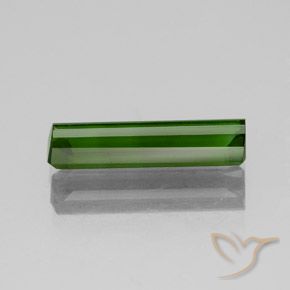 Tourmaline Gemstone in 13.4 x 3.6 mm Size for Sale, Tourmaline Stone in Deep Green Color