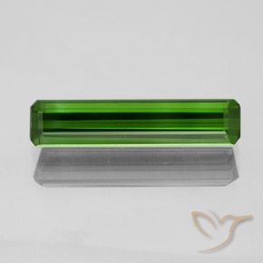 1.73ct Natural Medium-Dark Green Tourmaline, Emerald Cut, VS