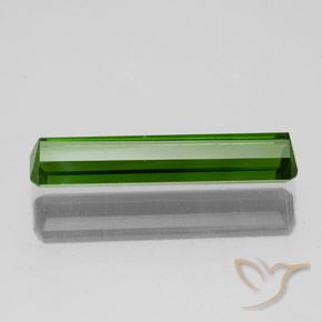 Tourmaline Gemstone in 16.2 x 3.6 mm Size for Sale, Tourmaline Stone in Medium-Dark Green Color