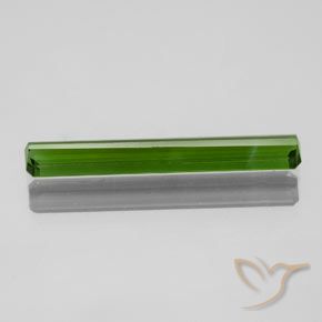 Tourmaline Gemstone in 19.7 x 3 mm Size for Sale, Tourmaline Stone in Dark Green Color