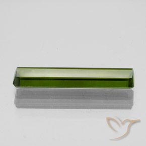 Tourmaline Gemstone in 17 x 3.7 mm Size for Sale, Tourmaline Stone in Deep Green Color