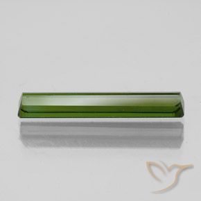 Tourmaline Gemstone in 17.2 x 3.1 mm Size for Sale, Tourmaline Stone in Dark Green Color