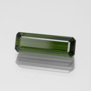 1.91 ct Green Tourmaline Stone, Natural Tourmaline in Octagon Facet Shape for Sale