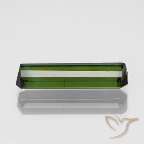 Tourmaline Gemstone in 14.2 x 3.9 mm Size for Sale, Tourmaline Stone in Deep Green Color