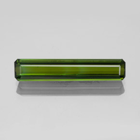 Medium Green Tourmaline Gem - 1.9ct Octagon Facet (ID: 350303)