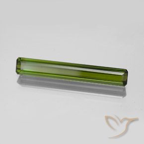 1.96 ct Green Tourmaline Stone, Natural Tourmaline in Octagon Facet Shape for Sale