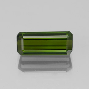 Verde oscuro Turmalina Gema - 1.3ct Forma octagonal (ID: 350305)