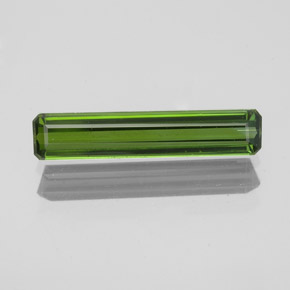 Seaweed Green Tourmaline Gem - 1.1ct Octagon Facet (ID: 350306)