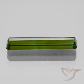 Tourmaline Gemstone in 17.7 x 3.7 mm Size for Sale, Tourmaline Stone in Dark Green Color