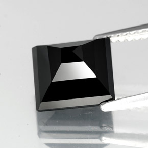 Tourmaline Gemstone in 8.4 x 7.9 mm Size for Sale, Tourmaline Stone in Black Color
