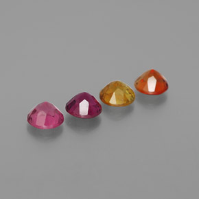 Tourmaline Gemstone in 4.6 mm Size for Sale, Tourmaline Stone in Multicolor Color