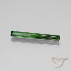2.21 ct Green Tourmaline Stone, Natural Tourmaline in Octagon Facet Shape for Sale