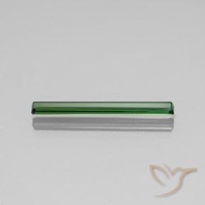 Tourmaline Gemstone in 26.9 x 3 mm Size for Sale, Tourmaline Stone in Forest Green Color