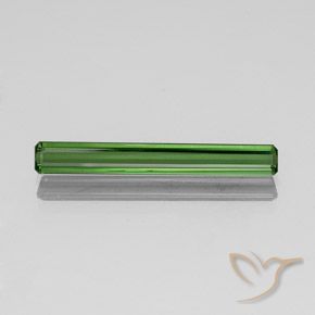 Medium-Dark Green Tourmaline Gem - 2.5ct Octagon Facet (ID: 350587)