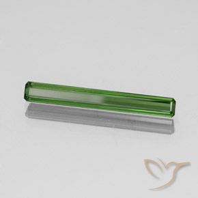 2.48 ct Green Tourmaline Stone, Natural Tourmaline in Octagon Facet Shape for Sale