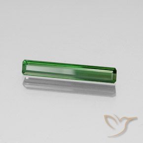 2.51 ct Green Tourmaline Stone, Natural Tourmaline in Octagon Facet Shape for Sale