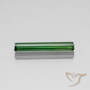 Tourmaline Gemstone in 22.2 x 3.6 mm Size for Sale, Tourmaline Stone in Medium Green Color