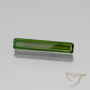 2.82 ct Green Tourmaline Stone, Natural Tourmaline in Octagon Facet Shape for Sale