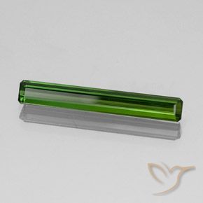 2.69 ct Green Tourmaline Stone, Natural Tourmaline in Octagon Facet Shape for Sale