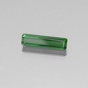 1.36 ct Green Tourmaline Stone, Natural Tourmaline in Octagon Facet Shape for Sale