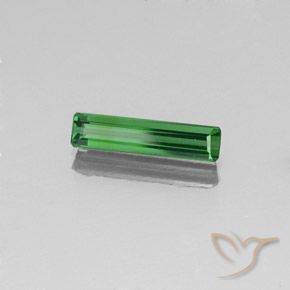 1.29 ct Green Tourmaline Stone, Natural Tourmaline in Octagon Facet Shape for Sale