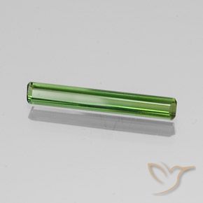1.26 ct Green Tourmaline Stone, Natural Tourmaline in Octagon Facet Shape for Sale