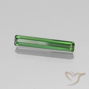1.38 ct Green Tourmaline Stone, Natural Tourmaline in Octagon Facet Shape for Sale
