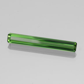 1.75 ct Green Tourmaline Stone, Natural Tourmaline in Octagon Facet Shape for Sale