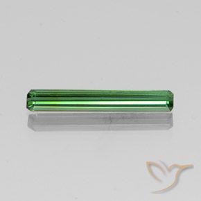 1.53ct Natural Green Tourmaline, Emerald Cut, VVS-VS