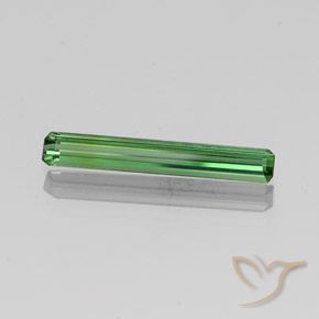 1.53 ct Green Tourmaline Stone, Natural Tourmaline in Octagon Facet Shape for Sale