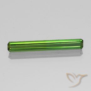 1.69ct Natural Medium Green Tourmaline, Emerald Cut, VVS-VS