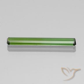 Tourmaline Gemstone in 22.8 x 3.2 mm Size for Sale, Tourmaline Stone in Medium Green Color