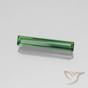 1.66 ct Green Tourmaline Stone, Natural Tourmaline in Octagon Facet Shape for Sale