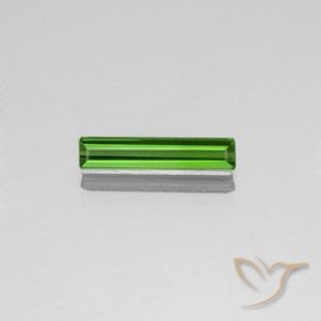 1.35ct Natural Deep Green Tourmaline, Emerald Cut, VVS-VS