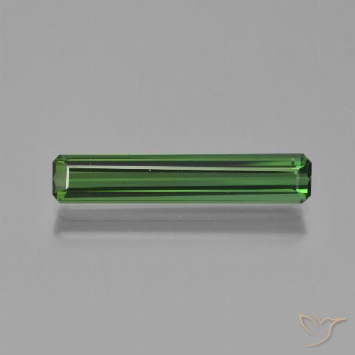 1.92ct Natural Green Tourmaline, Emerald Cut, VS-SI