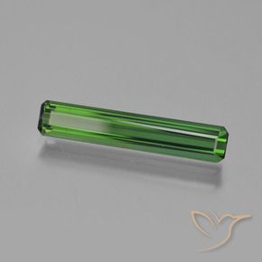 1.92 ct Green Tourmaline Stone, Natural Tourmaline in Octagon Step Cut Shape for Sale