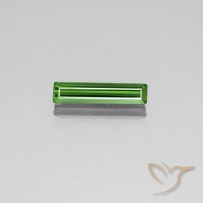 1.93ct Natural Green Tourmaline, Emerald Cut, VVS-VS